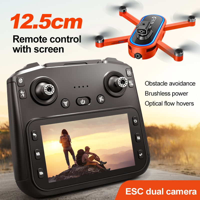2025 S186 Drone Professional 4 - огляд і ціна Drone Controller Screen