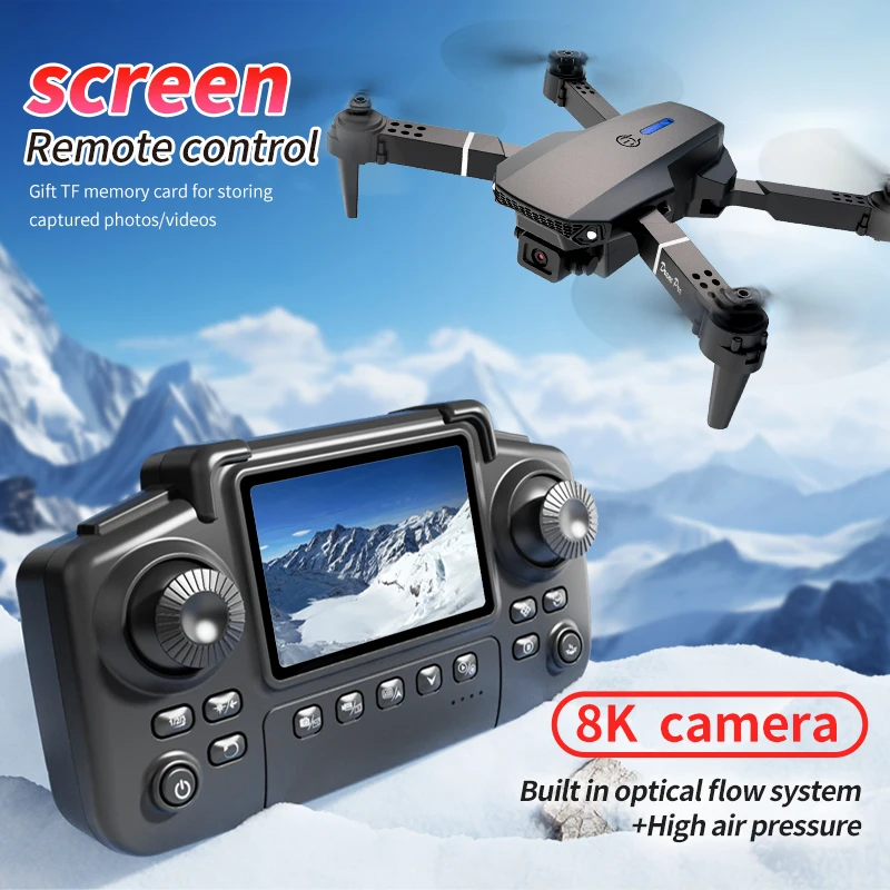 Professional E88 PRO Drone wit - огляд і ціна Drone Controller Screen